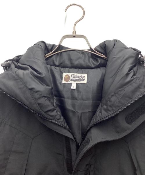 A BATHING APE（アベイシングエイプ）A BATHING APE (アベイシングエイプ) 中綿ジャケット ブラック サイズ:SIZE Mの古着・服飾アイテム