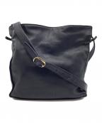 LOEWEロエベ）の古着「巾着ショルダーバッグ」｜ブラック