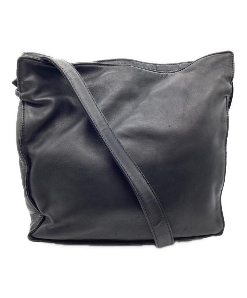 LOEWE（ロエベ）LOEWE (ロエベ) 巾着ショルダーバッグ ブラックの古着・服飾アイテム