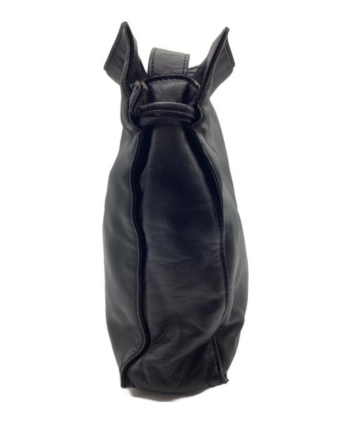 LOEWE（ロエベ）LOEWE (ロエベ) 巾着ショルダーバッグ ブラックの古着・服飾アイテム