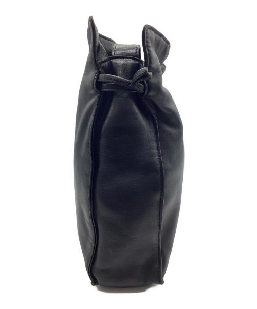 LOEWE（ロエベ）LOEWE (ロエベ) 巾着ショルダーバッグ ブラックの古着・服飾アイテム