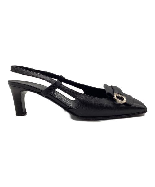 Salvatore Ferragamo（サルヴァトーレ フェラガモ）Salvatore Ferragamo (サルヴァトーレ フェラガモ) ヒールパンプス ブラック サイズ:SIZE 22.5cmの古着・服飾アイテム