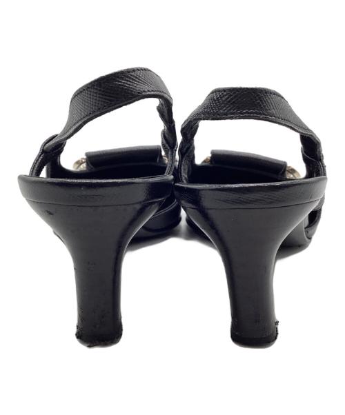 Salvatore Ferragamo（サルヴァトーレ フェラガモ）Salvatore Ferragamo (サルヴァトーレ フェラガモ) ヒールパンプス ブラック サイズ:SIZE 22.5cmの古着・服飾アイテム