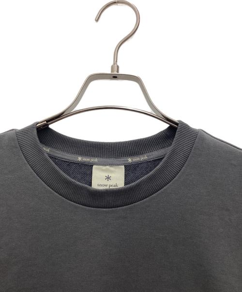 Snow peak（スノーピーク）snow peak (スノーピーク) Land Essential Sweatshirt グレー サイズ:SIZE Mの古着・服飾アイテム