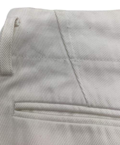 DRAWER（ドゥロワー）Drawer (ドゥロワー) カットオフワイドデニムパンツ ホワイト サイズ:SIZE 36の古着・服飾アイテム