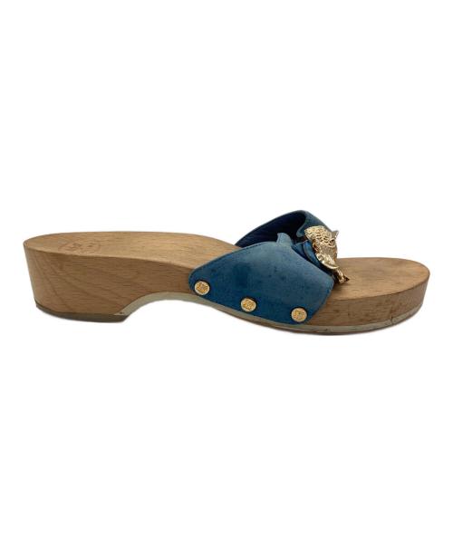 Dr.Scholl（ドクター ショール）Dr.Scholl (ドクター ショール) CELINE (セリーヌ) サンダル 金魚 ナチュラル×ブルー サイズ:SIZE 不明の古着・服飾アイテム
