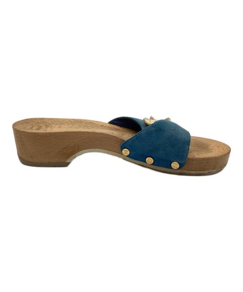 Dr.Scholl（ドクター ショール）Dr.Scholl (ドクター ショール) CELINE (セリーヌ) サンダル 金魚 ナチュラル×ブルー サイズ:SIZE 不明の古着・服飾アイテム