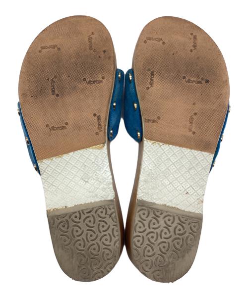 Dr.Scholl（ドクター ショール）Dr.Scholl (ドクター ショール) CELINE (セリーヌ) サンダル 金魚 ナチュラル×ブルー サイズ:SIZE 不明の古着・服飾アイテム