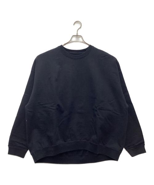MARKAWARE（マーカウェア）MARKAWARE (マーカウェア) HUGE SWEAT ORGANIC COTTON HEAVY FLEECE ブラック サイズ:SIZE 1の古着・服飾アイテム