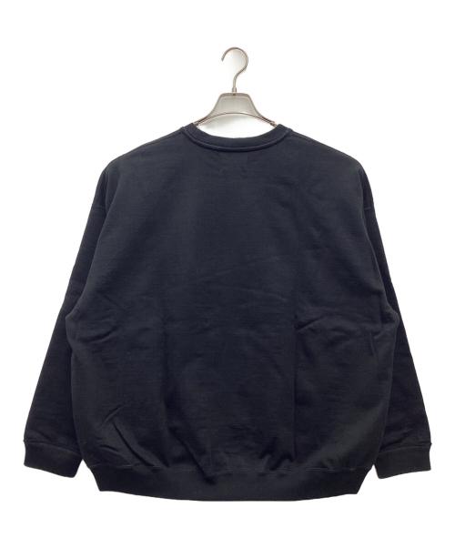 MARKAWARE（マーカウェア）MARKAWARE (マーカウェア) HUGE SWEAT ORGANIC COTTON HEAVY FLEECE ブラック サイズ:SIZE 1の古着・服飾アイテム