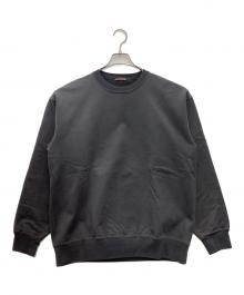 AURALEE（オーラリー）の古着「ORGANIC COTTON COMPACT GRADATION DYED SWEAT P/O」｜グレー