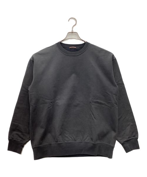 AURALEE（オーラリー）AURALEE (オーラリー) ORGANIC COTTON COMPACT GRADATION DYED SWEAT P/O グレー サイズ:SIZE 4の古着・服飾アイテム