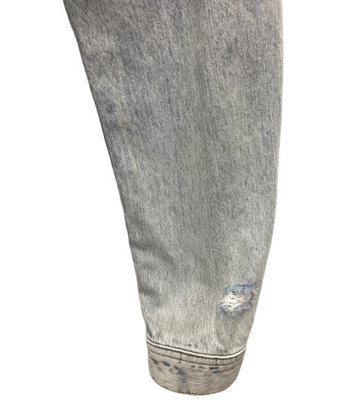 DIESEL（ディーゼル）DIESEL (ディーゼル) NHILL ダメージ加工デニムジャケット ブルー サイズ:SIZE XLの古着・服飾アイテム