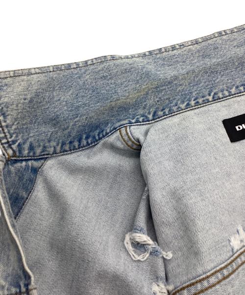 DIESEL（ディーゼル）DIESEL (ディーゼル) NHILL ダメージ加工デニムジャケット ブルー サイズ:SIZE XLの古着・服飾アイテム