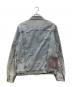 DIESEL (ディーゼル) NHILL ダメージ加工デニムジャケット ブルー サイズ:SIZE XL：9000円