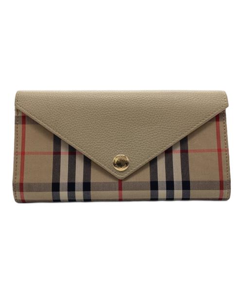 BURBERRY（バーバリー）BURBERRY (バーバリー) 長財布 ベージュの古着・服飾アイテム