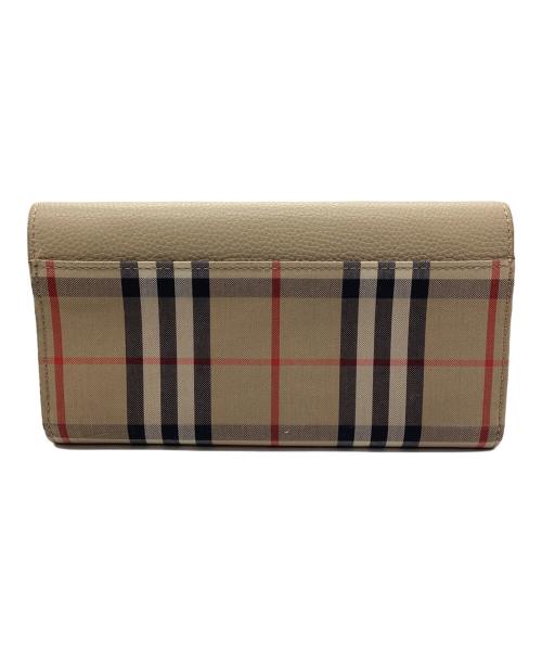 BURBERRY（バーバリー）BURBERRY (バーバリー) 長財布 ベージュの古着・服飾アイテム
