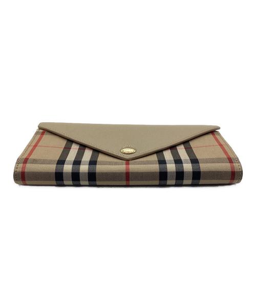BURBERRY（バーバリー）BURBERRY (バーバリー) 長財布 ベージュの古着・服飾アイテム