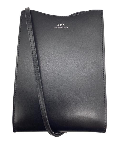 A.P.C.（アーペーセー）A.P.C. (アーペーセー) ショルダーポーチ ブラックの古着・服飾アイテム
