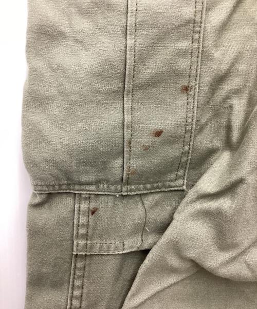 MILITARY（ミリタリー）Military (ミリタリー) フィールドカーゴパンツ 推定80s 古着 オリーブ サイズ:SIZE Sの古着・服飾アイテム