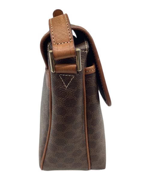 CELINE（セリーヌ）CELINE (セリーヌ) ショルダーバッグ マカダム ブラウンの古着・服飾アイテム