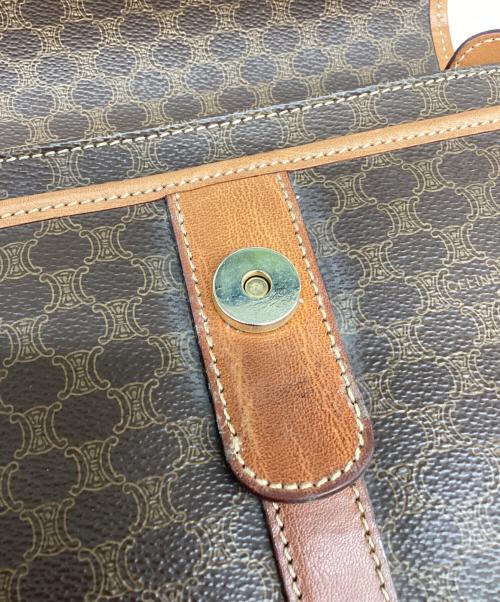 CELINE（セリーヌ）CELINE (セリーヌ) ショルダーバッグ マカダム ブラウンの古着・服飾アイテム