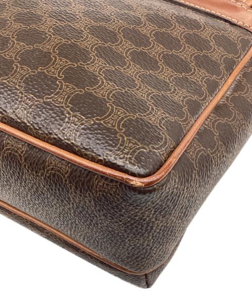 CELINE（セリーヌ）CELINE (セリーヌ) ショルダーバッグ マカダム ブラウンの古着・服飾アイテム