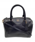 COACHコーチ）の古着「ショルダーバッグ ミニ ベネット サッチェル」｜ブラック
