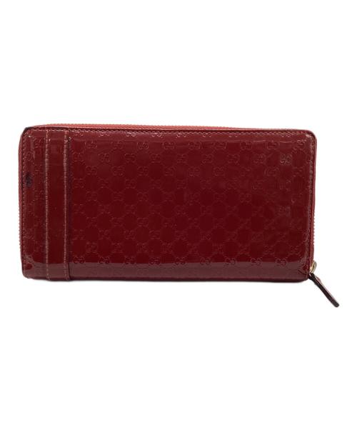 GUCCI（グッチ）GUCCI (グッチ) 長財布 GG レッドの古着・服飾アイテム