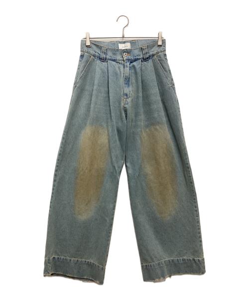 soerte（ソエルテ）soerte (ソエルテ) デニムパンツ ブルー サイズ:SIZE 0の古着・服飾アイテム