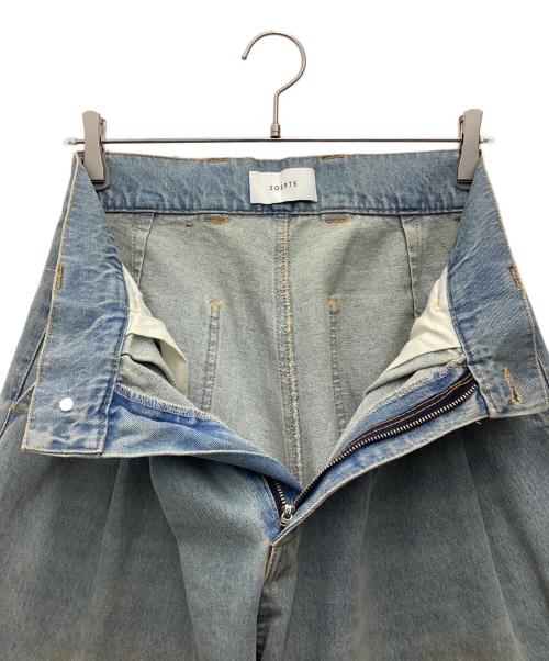 soerte（ソエルテ）soerte (ソエルテ) デニムパンツ ブルー サイズ:SIZE 0の古着・服飾アイテム