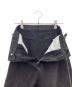 中古・古着 GRANCY (グランシー) ZipDesign Buggy DenimPants デニムワイドパンツ ブラック サイズ:SIZE S：5000円