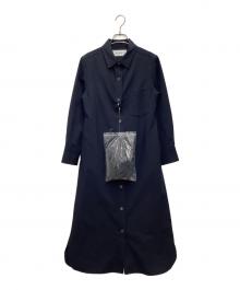 SOEJU（ソージュ）の古着「ソフトオックスシャツワンピース」｜ネイビー