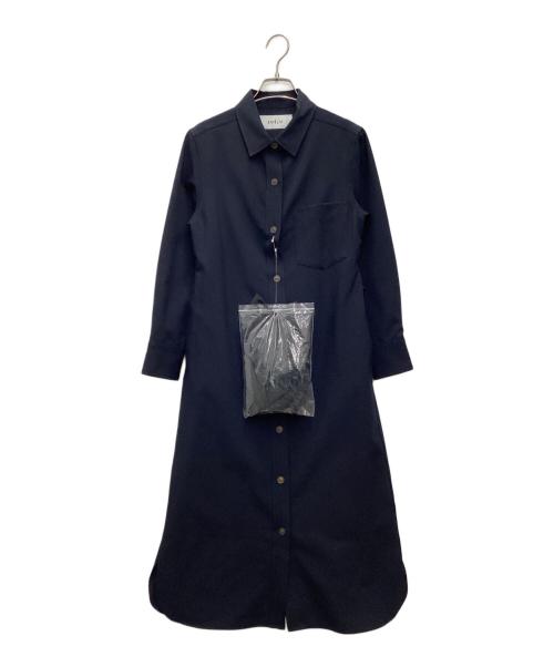 SOEJU（ソージュ）SOEJU (ソージュ) ソフトオックスシャツワンピース ネイビー サイズ:SIZE XSの古着・服飾アイテム