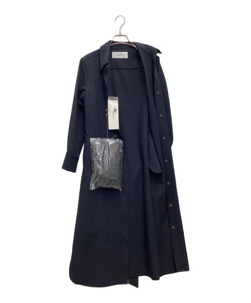 SOEJU（ソージュ）SOEJU (ソージュ) ソフトオックスシャツワンピース ネイビー サイズ:SIZE XSの古着・服飾アイテム