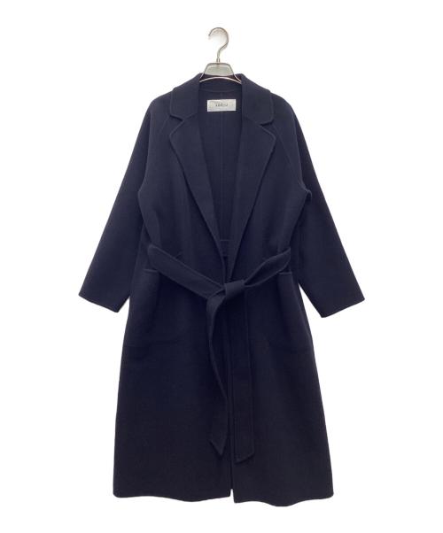 SOEJU（ソージュ）SOEJU (ソージュ) ウールリバーローブコート ネイビー サイズ:SIZE Sの古着・服飾アイテム