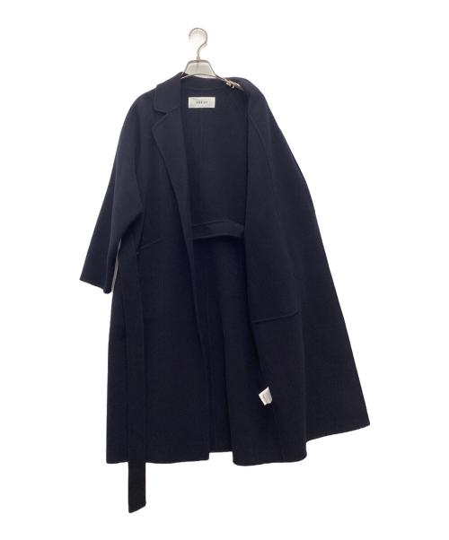 SOEJU（ソージュ）SOEJU (ソージュ) ウールリバーローブコート ネイビー サイズ:SIZE Sの古着・服飾アイテム