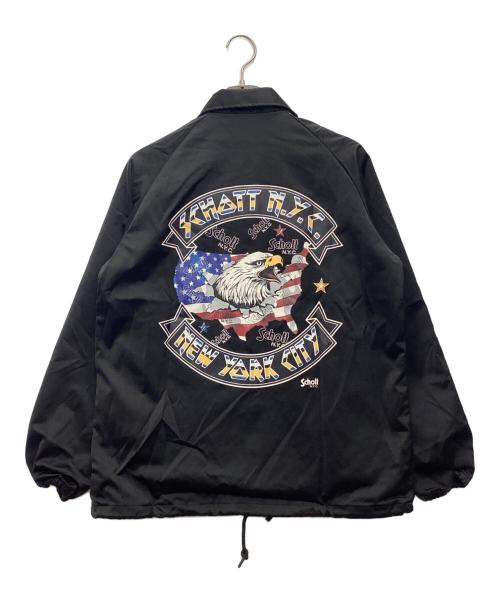 Schott（ショット）Schott (ショット) EAGLE&FLAG コーチジャケット ブラック サイズ:SIZE Sの古着・服飾アイテム