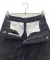 中古・古着 DIESEL (ディーゼル) MID WAIST MELTY CARGO PANTS カーゴパンツ ブラック×ホワイト サイズ:SIZE 71cm (W28)：6000円