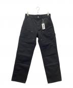 ATMOSアトモス）の古着「Double Knee Work Pants BLACK ワークパンツ」｜ブラック