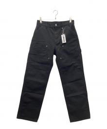 ATMOS（アトモス）の古着「Double Knee Work Pants BLACK ワークパンツ」｜ブラック