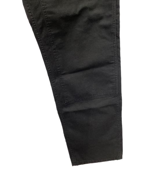 ATMOS（アトモス）atmos (アトモス) Double Knee Work Pants BLACK ワークパンツ ブラック サイズ:SIZE Lの古着・服飾アイテム
