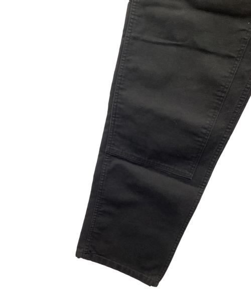 ATMOS（アトモス）atmos (アトモス) Double Knee Work Pants BLACK ワークパンツ ブラック サイズ:SIZE Lの古着・服飾アイテム