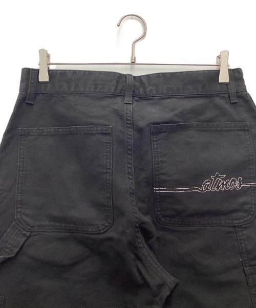 ATMOS（アトモス）atmos (アトモス) Double Knee Work Pants BLACK ワークパンツ ブラック サイズ:SIZE Lの古着・服飾アイテム