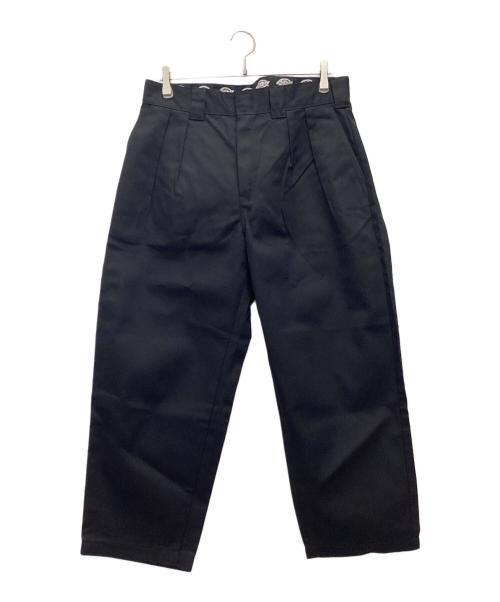 Dickies（ディッキーズ）Dickies (ディッキーズ) ツータックパンツ ワイドチノパン ブラック サイズ:SIZE 81cm (W32)の古着・服飾アイテム
