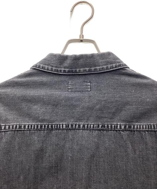 BLUE BLUE（ブルーブルー）BLUE BLUE (ブルーブルー) Light Denim 3rd Type Trucker Jacket デニムジャケット ブラック サイズ:SIZE XLの古着・服飾アイテム