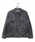 BLUE BLUE（ブルーブルー）の古着「Light Denim 3rd Type Trucker Jacket デニムジャケット」｜ブラック