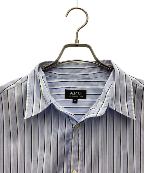 A.P.C.（アーペーセー）A.P.C. (アーペーセー) 半袖シャツ スカイブルー サイズ:SIZE Mの古着・服飾アイテム