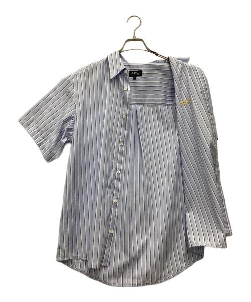 A.P.C.（アーペーセー）A.P.C. (アーペーセー) 半袖シャツ スカイブルー サイズ:SIZE Mの古着・服飾アイテム