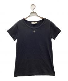 Vivienne Westwood（ヴィヴィアンウエストウッド）の古着「半袖カットソー」｜ブラック